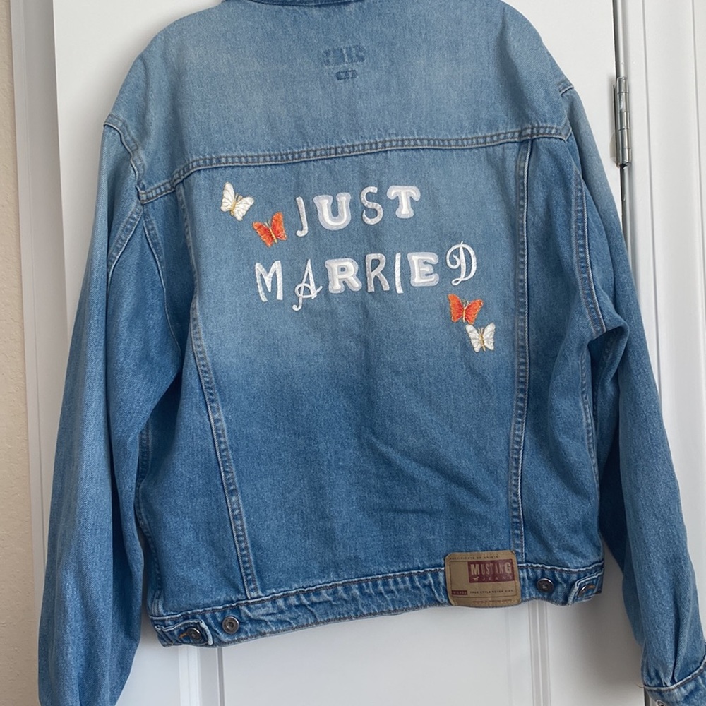 Just Married Denim vintage jean jacket M/L